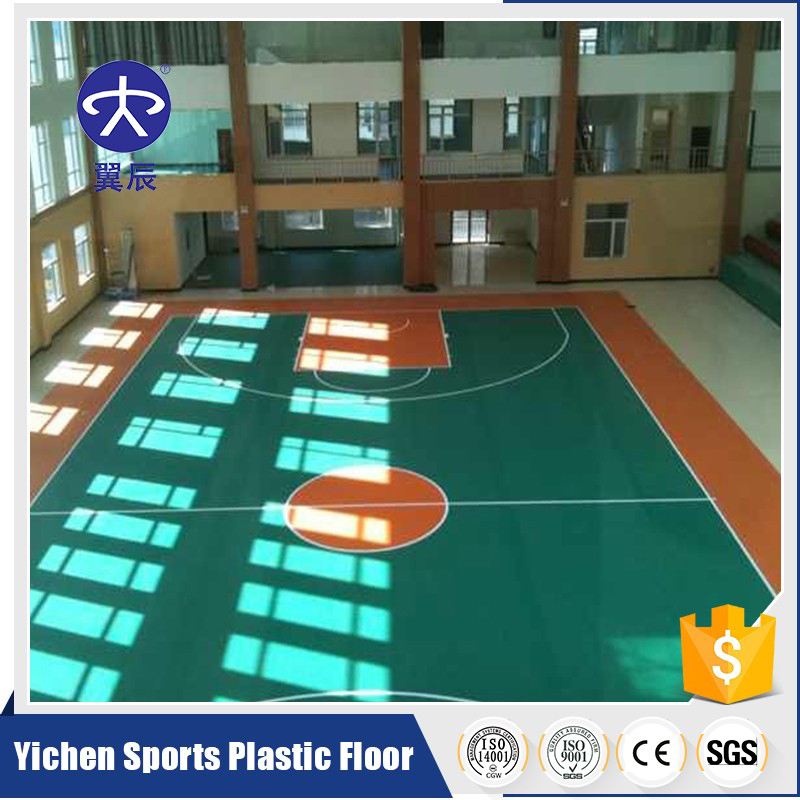 籃球館PVC運(yùn)動(dòng)地板場(chǎng)地，籃球場(chǎng)PVC塑膠地板
